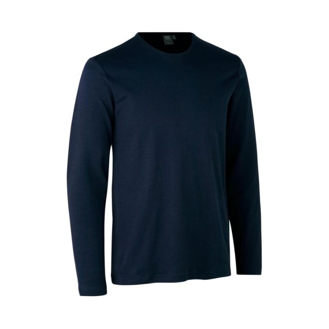 ID Interlock T-shirt | lange ærmer - navy