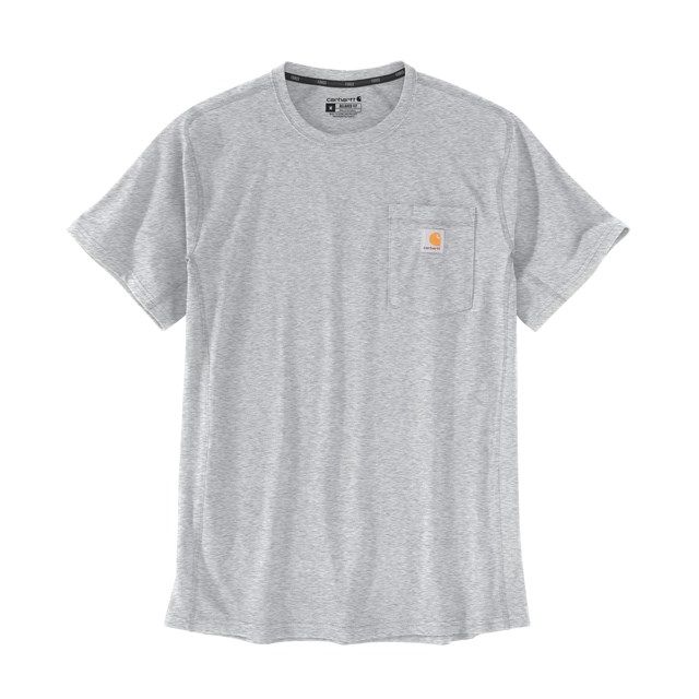 Carhartt grå t-shirt m. brystlomme