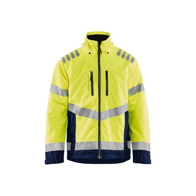 Blåklæder Hi-Vis Gul/Marine Vinterjakke Klasse 3