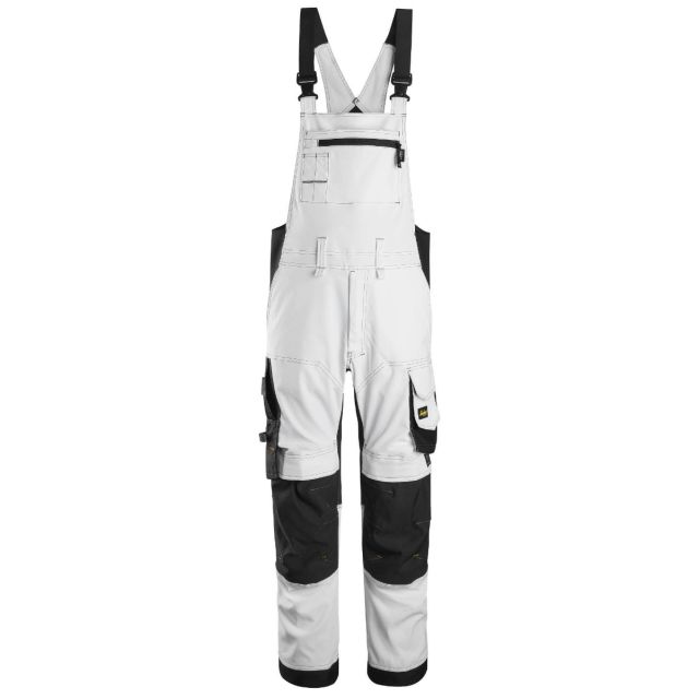 Snickers AllroundWork, stretch overalls - Hvid/sort