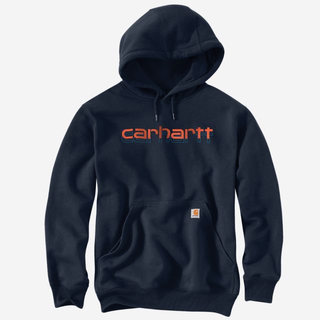 Carhartt Rain Defender Graphic Sweatshirt - navy