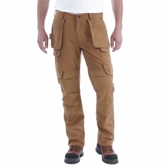 Carhartt steel multipocket håndværkerbukser - brun