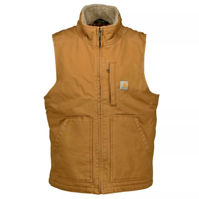 Carhartt Vest Med Sherpa For Brun