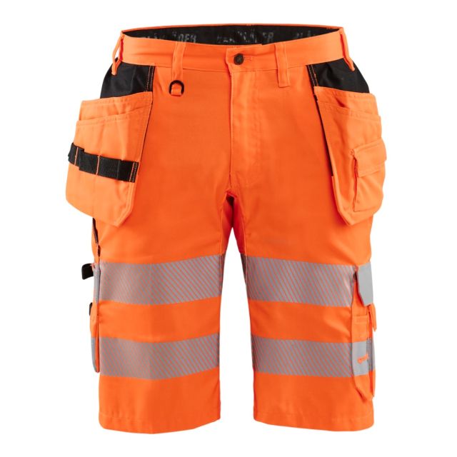 Blåkläder Arbejdsshorts med Stretch Hi-Vis Orange