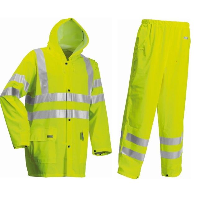 Lyngsøe Regnsæt Hi-Vis Gul.