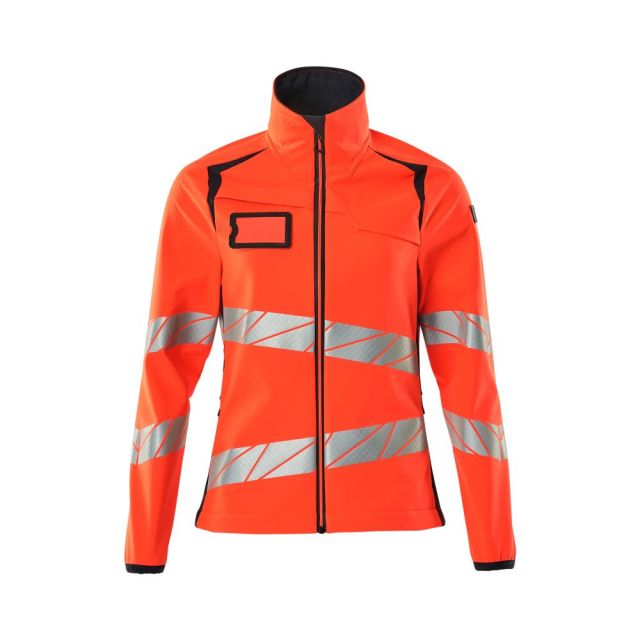 MASCOT Softshell Jakke Dame Hi-Vis Rød/Mørk Marine
