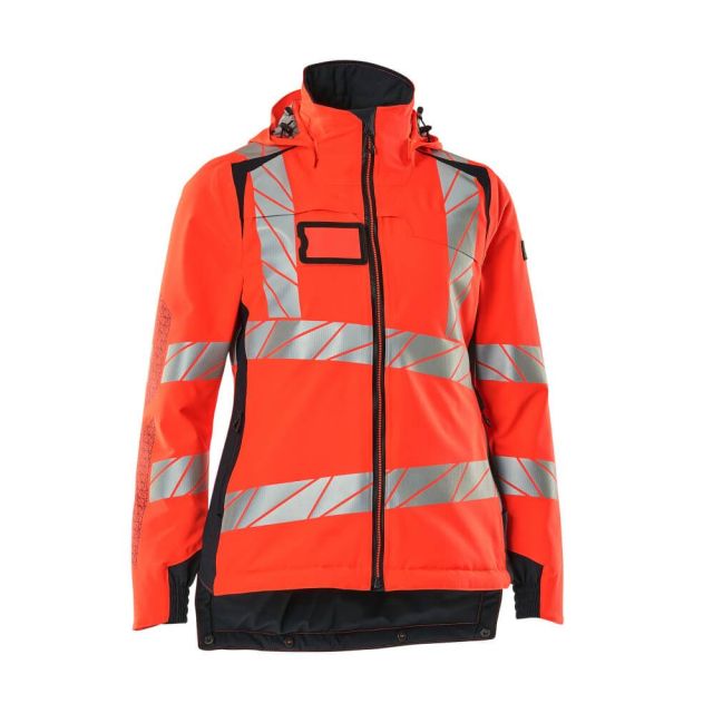 MASCOT Vinterjakke Dame Hi-Vis Rød/Mørk Marine