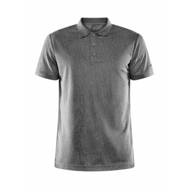 CRAFT CORE UNITY POLO GRÅ