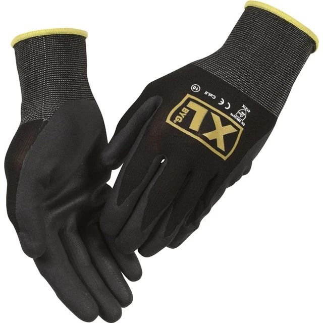 XL-BYG Flexible arbejdshandsker Sort 1par