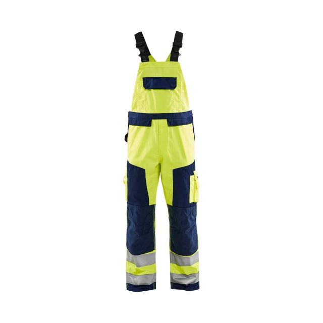 Blåklæder Hi-Vis Gul/Marine Overall Klasse 2