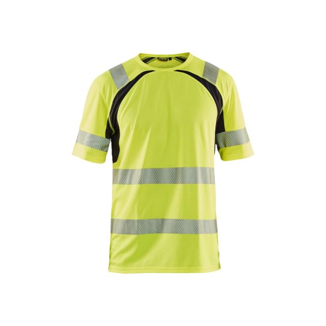 T-shirt Blåkläder HI-VIS gul/sort