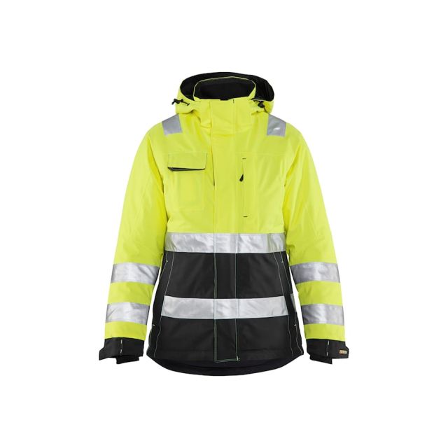 Blåkläder Dame High Vis Vinterjakke - High Vis Gul/Sort