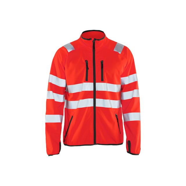 Blåkläder Hi-Vis Rød Softshell Jakke 