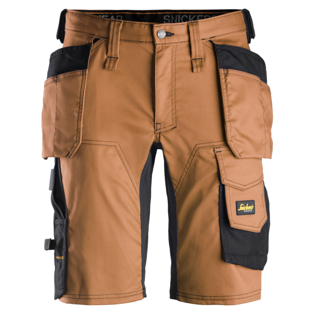 Snickers Stretch Shorts Med Hylsterlommer Brun
