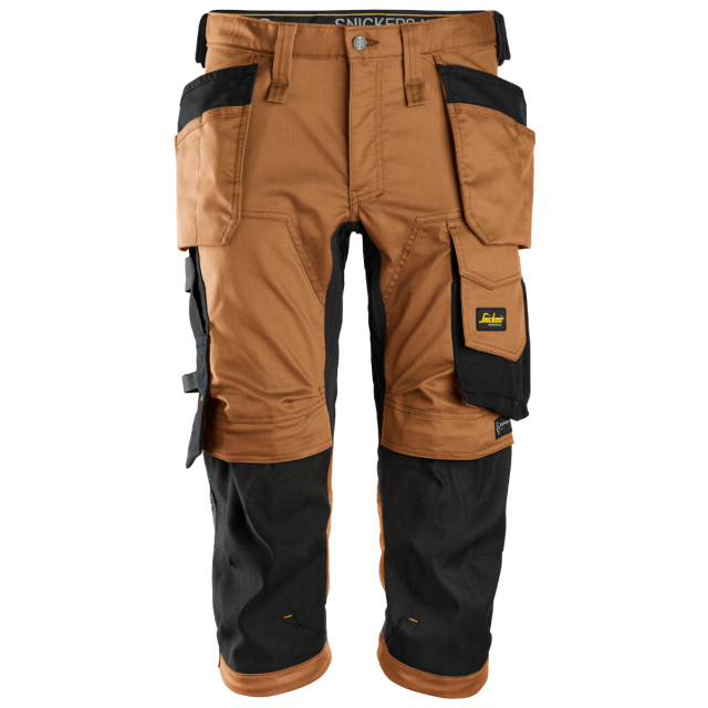 Snickers Pirat Buks M. Stretch & Hylsterlommer Brun/Sort