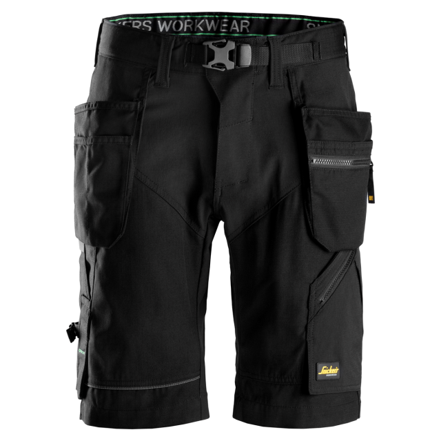 Snickers Arbejdsshorts M. Hylsterlommer Sort