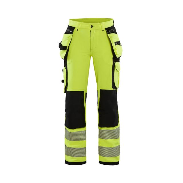 Blåkläder Buks 4-Vejs Stretch Dame Hi-Vis Gul/Sort