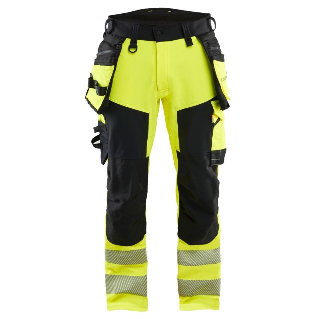 Blåkläder Buks 4-Vejs Stretch Hi-Vis Gul/Sort