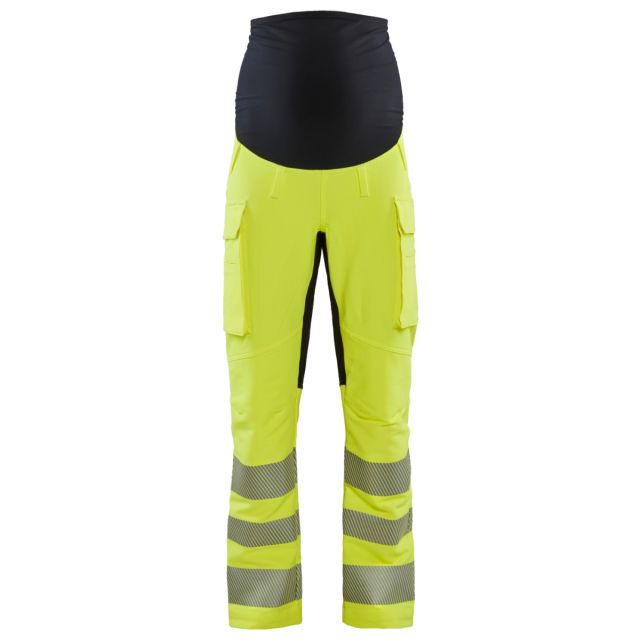 Blåkläder Graviditetsbuks 4-Vejs Stretch Hi-Vis Gul/Sort