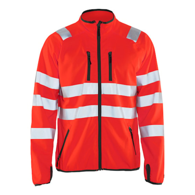 Blåkläder Hi-Vis Rød Softshell Jakke 