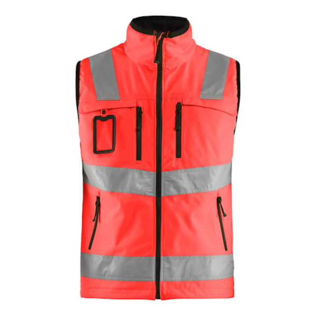 Blåkläder Hi-Vis Rød Softshell Vest Klasse 2