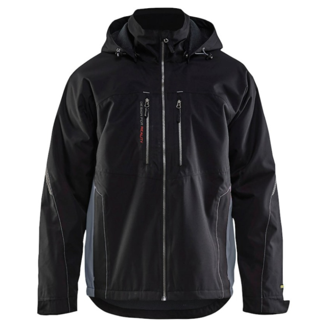 Blåklæder Letforet Vinterjakke Sort/Grå