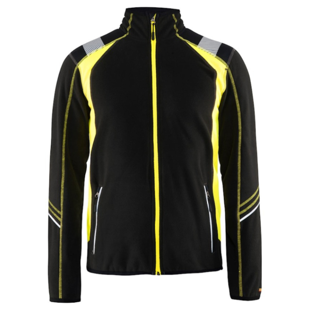 Blåkläder Microfleece Jakke Hi-Vis Gul/Sort