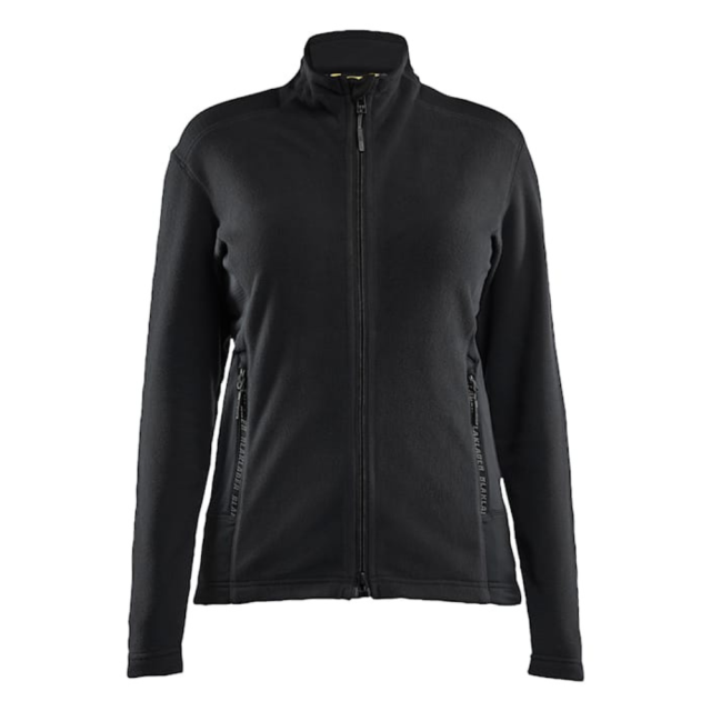Blåkläder Microfleecejakke Dame Sort/Mellemgrå