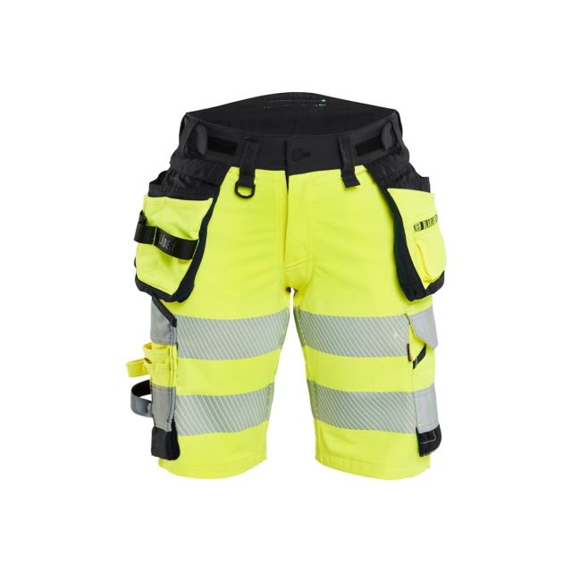 Blåkläder Shorts 4-Vejs Stretch Dame Hi-Vis Gul/Sort