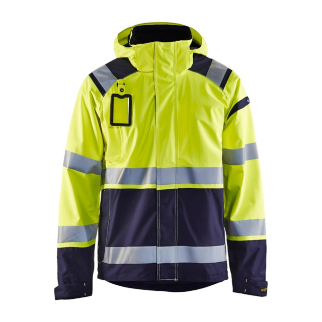 Blåkläder Skaljakke Hi-Vis Gul/Marine Klasse 2