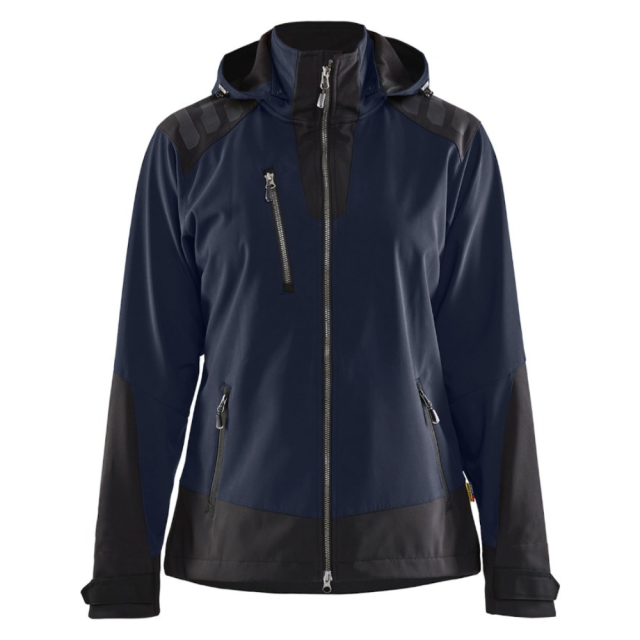 Blåkläder Softshelljakke Dame Mørk Marineblå/Sort