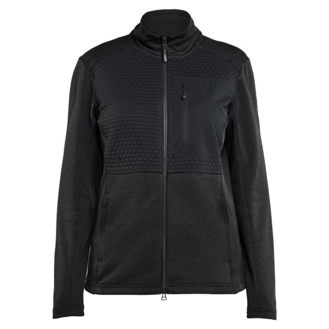Blåkläder Sweatshirt Full Zip Dame Sort