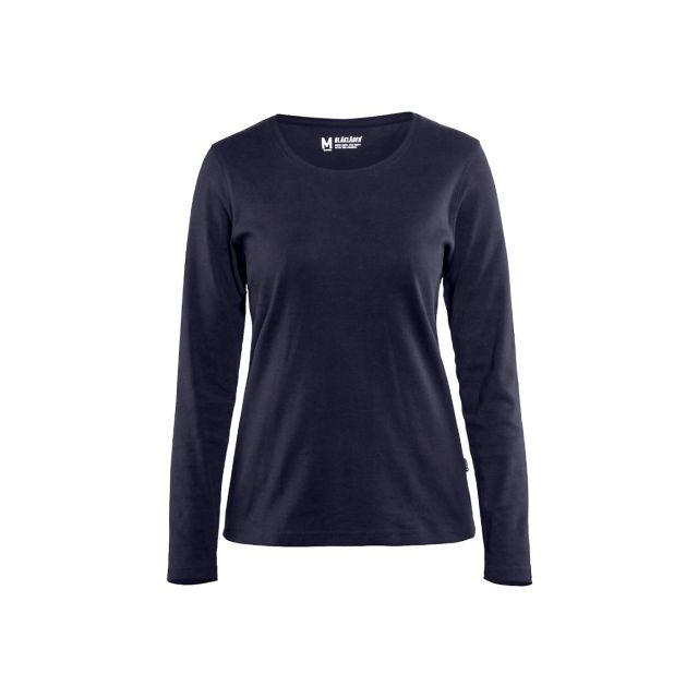 Blåkläder T-shirt l/æ Dame Marineblå
