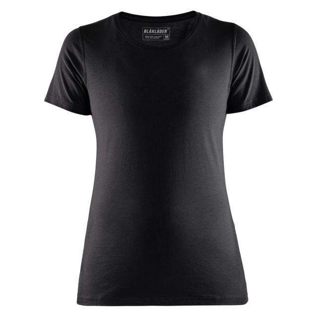 Blåkläder T-shirt Dame Sort