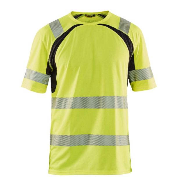 Blåkläder T-Shirt Hi-Vis Gul/Sort