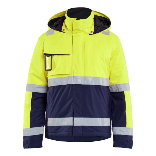 Blåkläder Vinterjakke Herre Hi-Vis Gul/Marineblå
