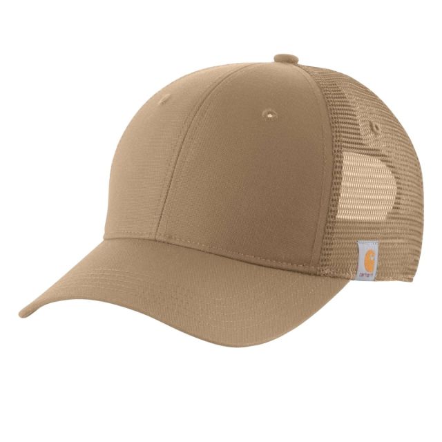 Canvas Mesh Back Cap Dark-Khaki