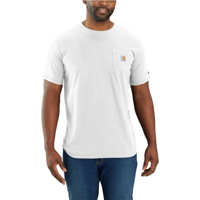 Carhartt Force Pocket T-shirt Herre White