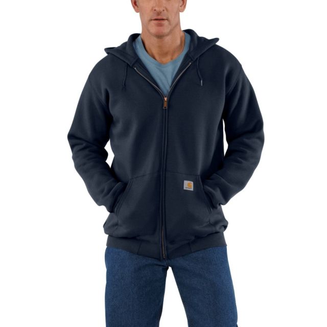 Carhartt Marquette Full-Zip Sweatshirt Herre New-Navy
