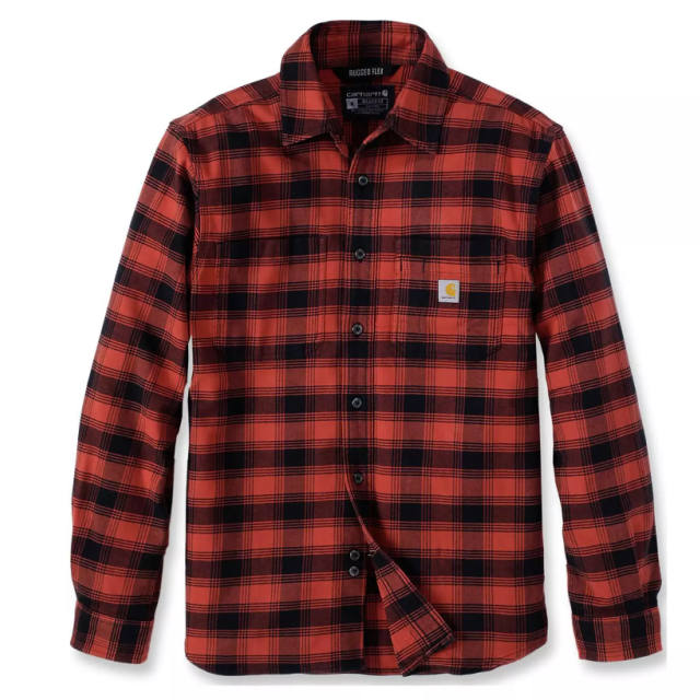 Carhartt skovmandsskjorte i tern - rød/sort