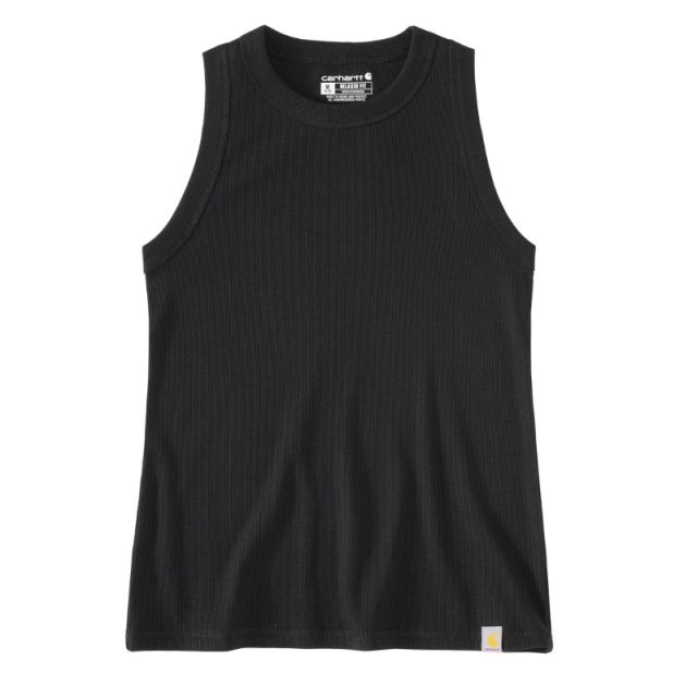 Carhartt Tencel ™ Fitted Ribbed Tank Dame Black