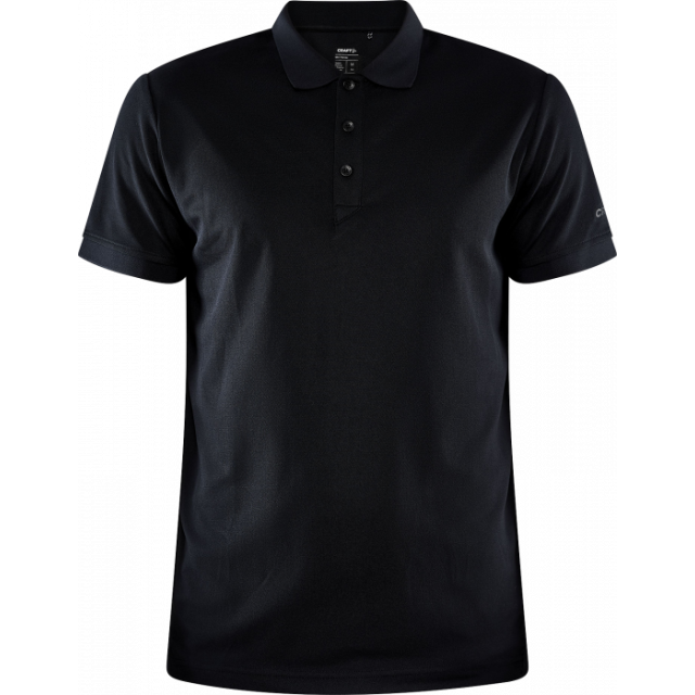 Craft Polo Herre. Sort.