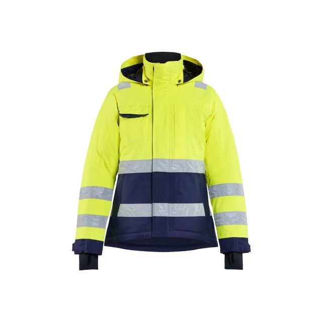 Blåkläder Vinterjakke Dame Hi-Vis Gul/Marineblå