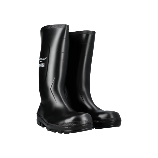 Dunlop Sikkerhedsgummistøvle Work It Black - sort