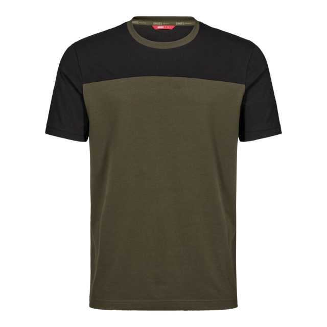 Engel Entire T-shirt - Forest Green/Sort
