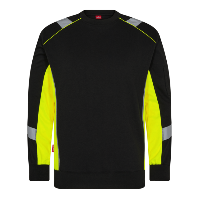 Engel Cargo Sweatshirt Sort/Gul