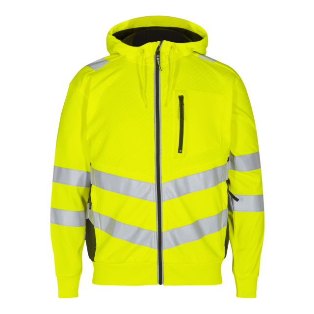 Engel Safety Sweat Cardigan Gul/Sort