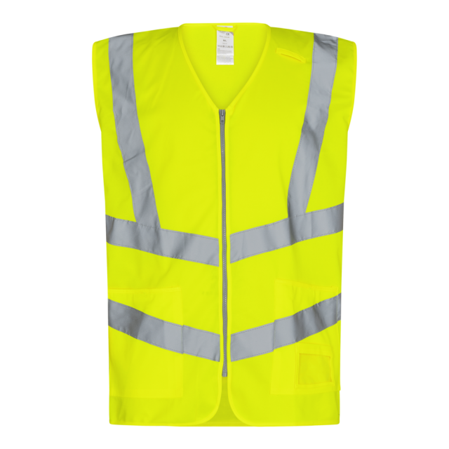 Engel Safety Vejvest Med Lynlås Gul