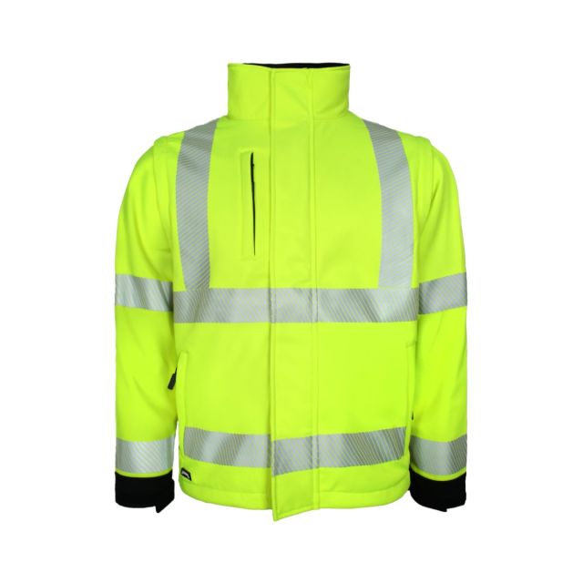 Lyngsøe Softshell Jakke Hi-Vis Gul