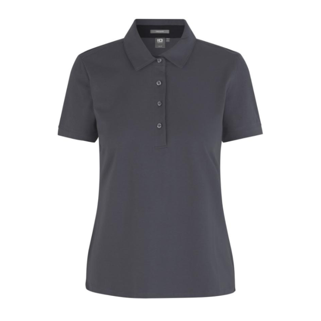 ID Business Polo Dame Silver Grey
